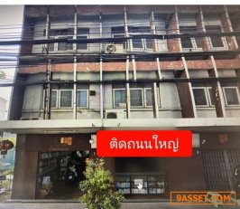 SA214อาคารพาณิชย์ 3 ชั้น 2 คูหา ทำเลทอง ติดถนนใหญ่ ถนนกรุงเทพ - นนทบุรี ขาย 10.5 ล้าน ค่าโอน 50/50